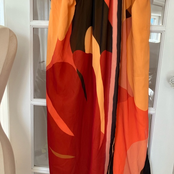 Anthropology FARM Rio Colorful Pleated Maxi Dress - Picture 8 of 8